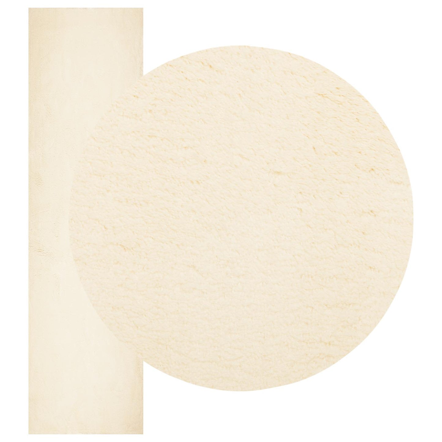 vidaXL Medium Pile Soft and Washable Rug HUARTE Cream 80 x 300 cm 3