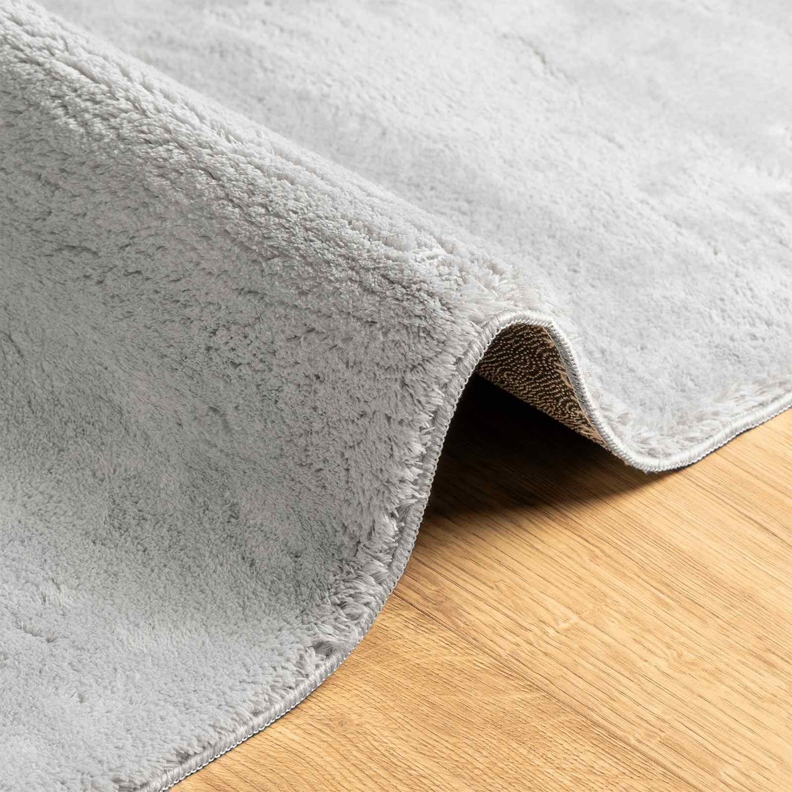 vidaXL Medium Pile Soft and Washable Rug HUARTE Grey 80 x 300 cm 6