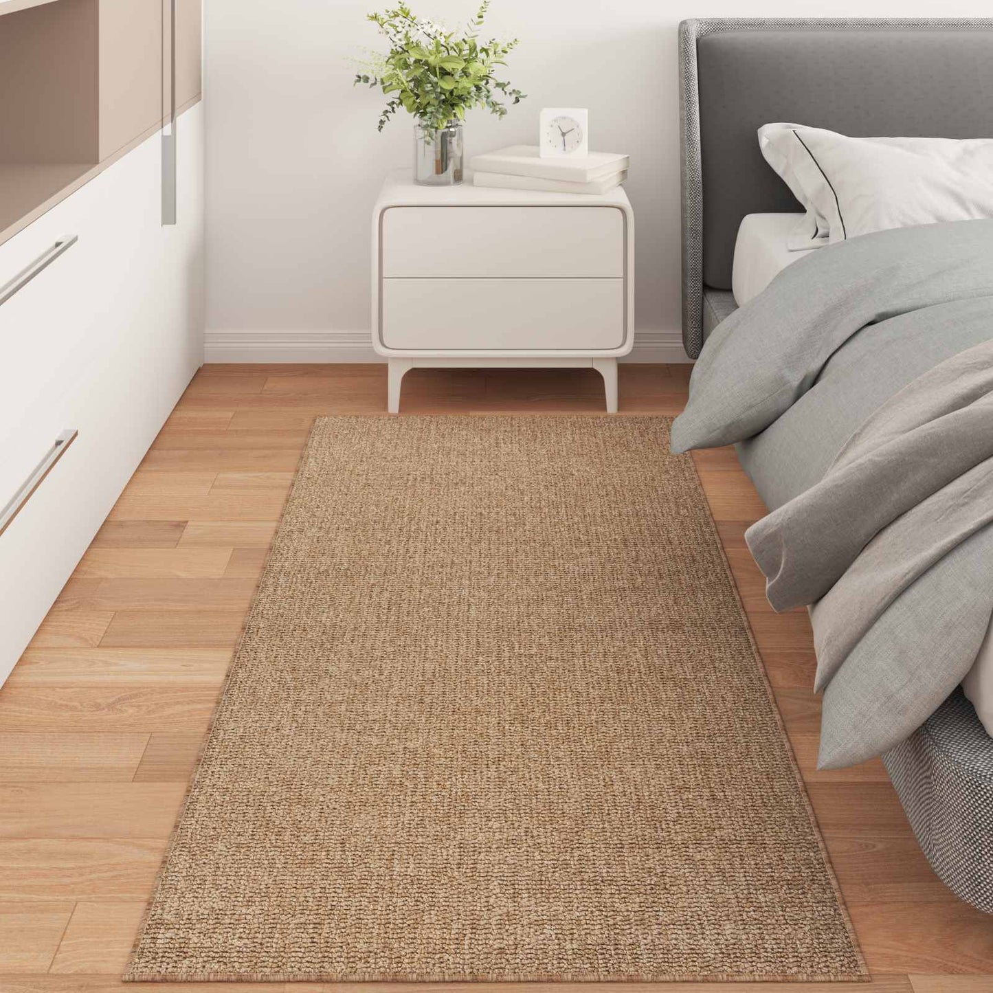 vidaXL Indoor and Outdoor Rug AGIRA Natural 200 x 80 cm Polyester 1