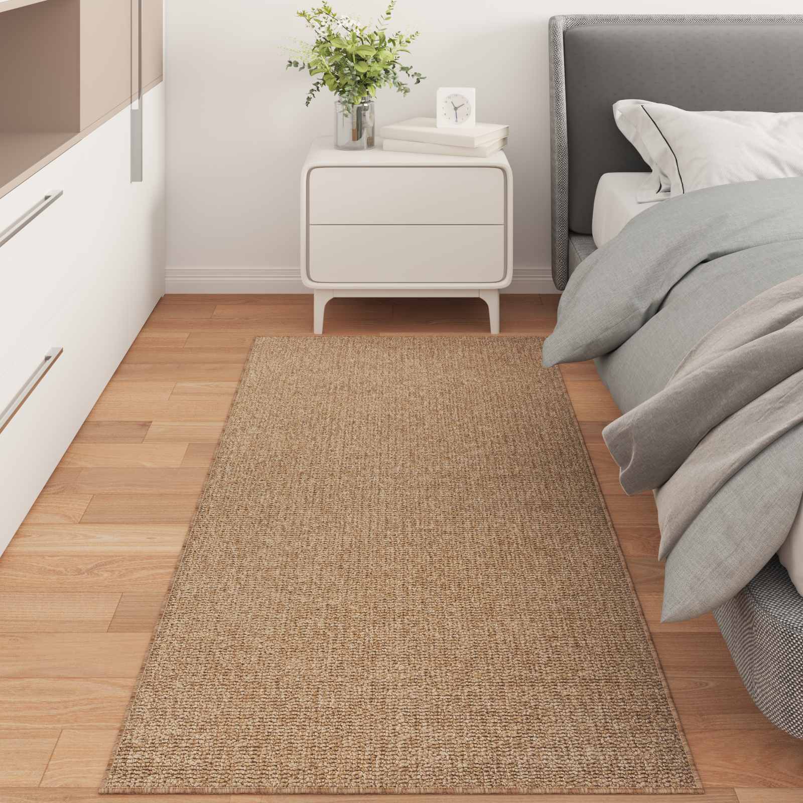 vidaXL Indoor and Outdoor Rug AGIRA Natural 200 x 80 cm Polyester 1