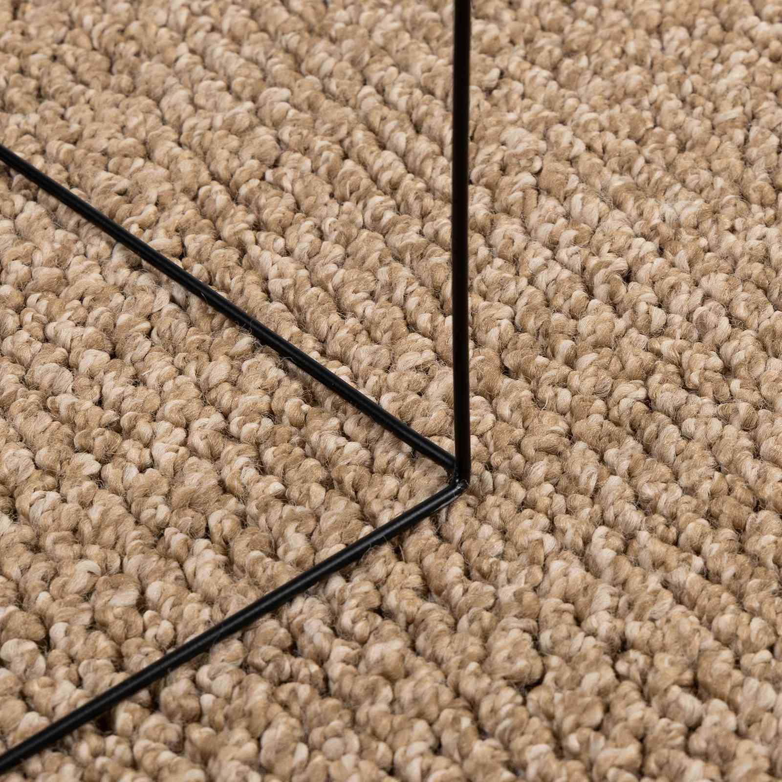 vidaXL Indoor and Outdoor Rug AGIRA Natural 170 x 120 cm Polyester 5
