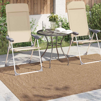 vidaXL Indoor and Outdoor Rug AGIRA Natural 170 x 120 cm Polyester 3