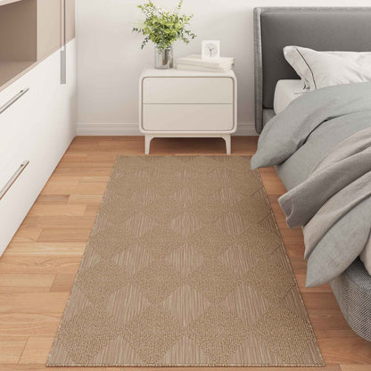 vidaXL Indoor and Outdoor Rug AGIRA Natural 200 x 80 cm Polyester 1