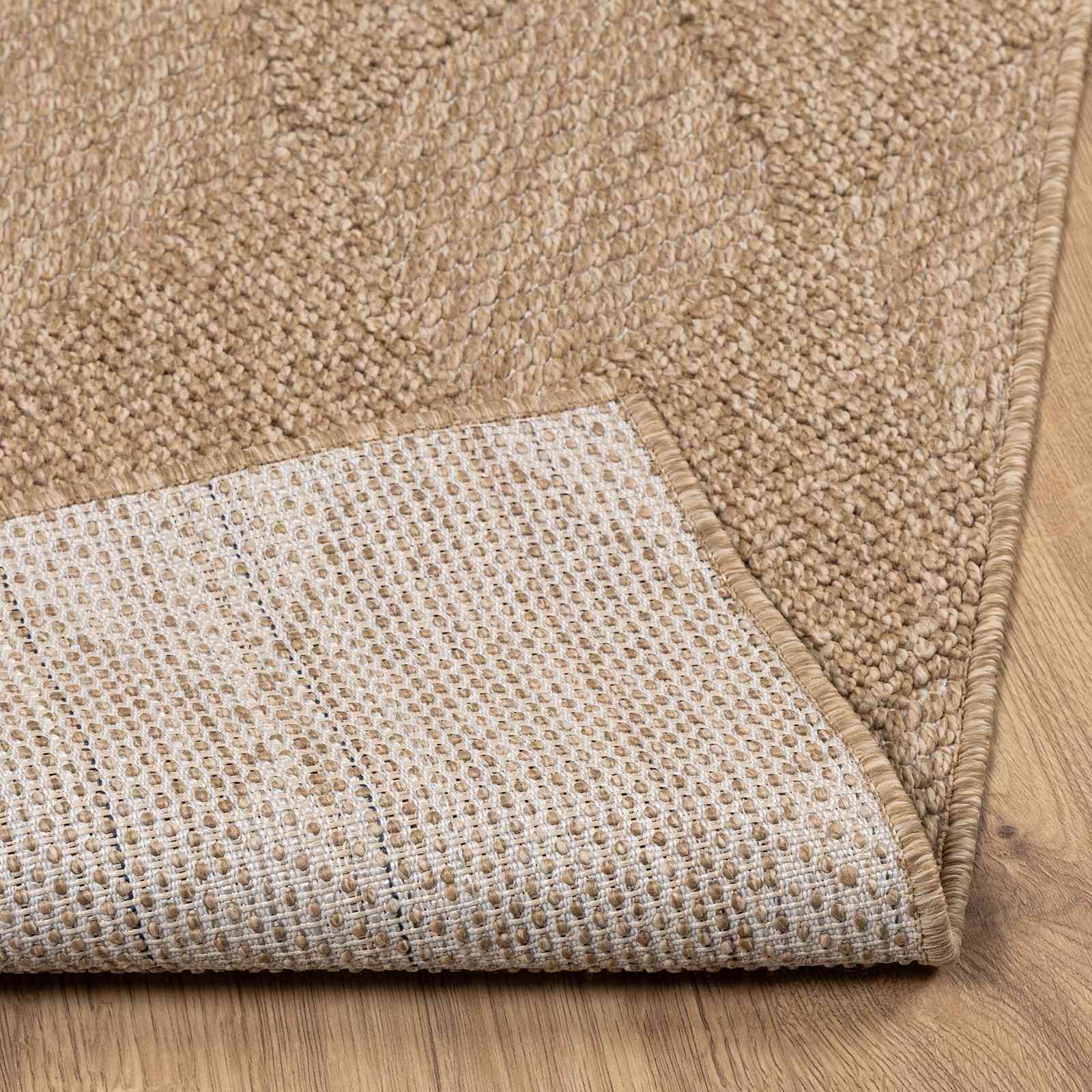 vidaXL Indoor and Outdoor Rug AGIRA Natural 170 x 120 cm Polyester 4