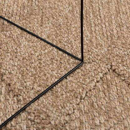 vidaXL Indoor and Outdoor Rug AGIRA Natural 170 x 120 cm Polyester 5