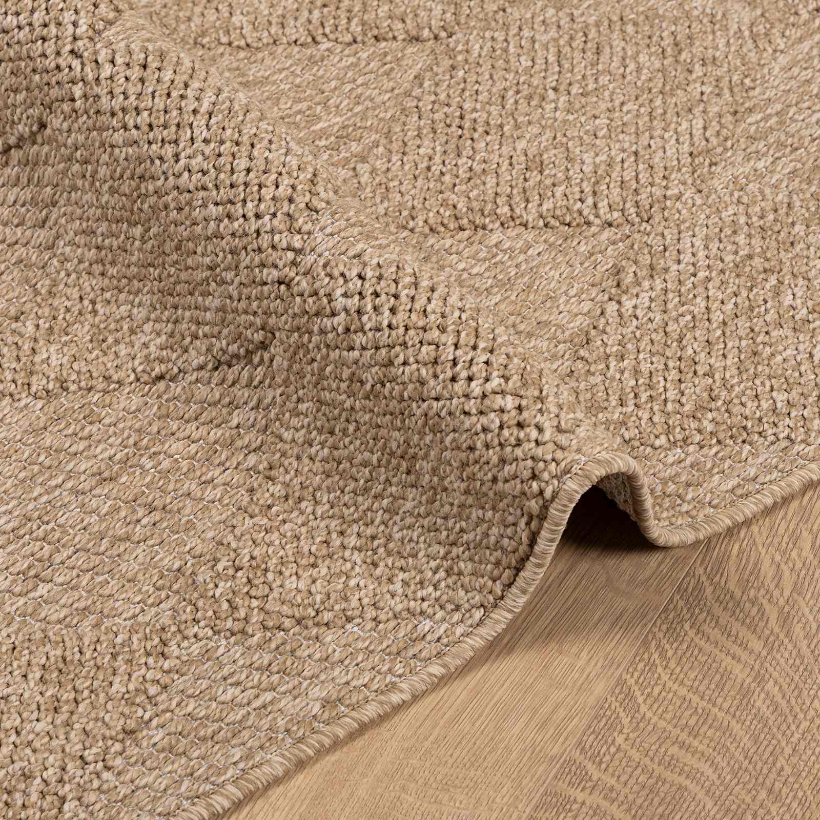 vidaXL Indoor and Outdoor Rug AGIRA Natural 170 x 120 cm Polyester 6