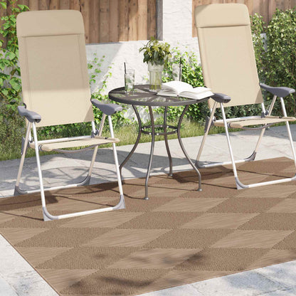vidaXL Indoor and Outdoor Rug AGIRA Natural 170 x 120 cm Polyester 3