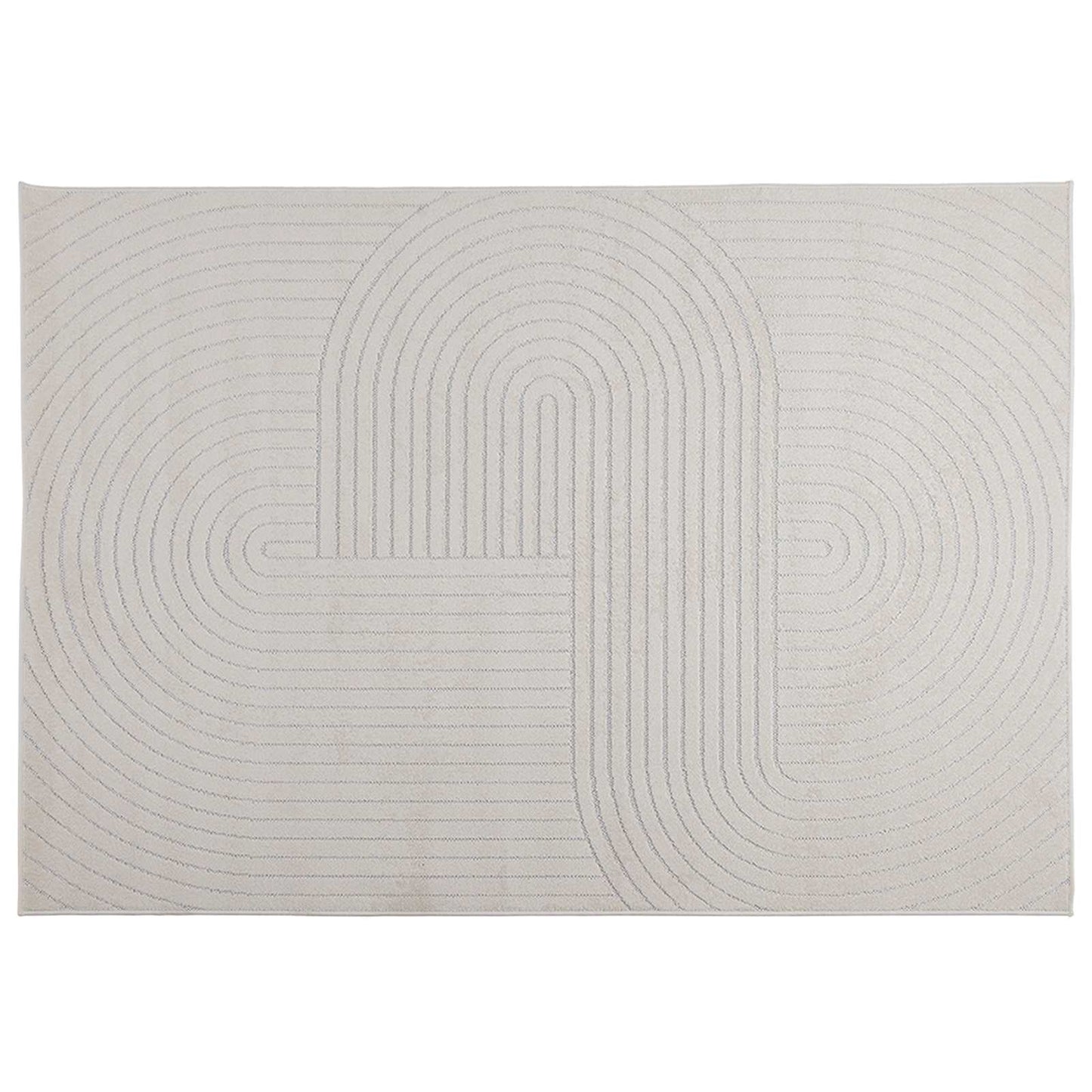 vidaXL Indoor and Outdoor Rug PALMERAS Cream 170 x 120 cm Polyester 2