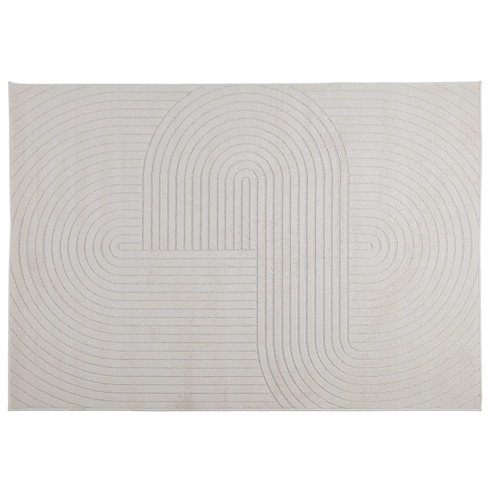 vidaXL Indoor and Outdoor Rug PALMERAS Cream 170 x 120 cm Polyester 2