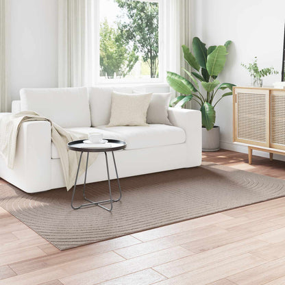 vidaXL Indoor and Outdoor Rug PALMERAS Beige 170 x 120 cm Polyester 1