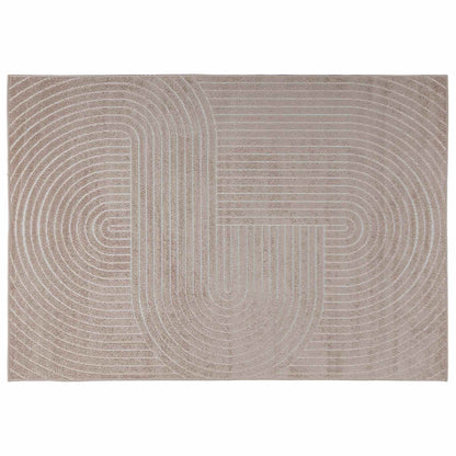 vidaXL Indoor and Outdoor Rug PALMERAS Beige 170 x 120 cm Polyester 2