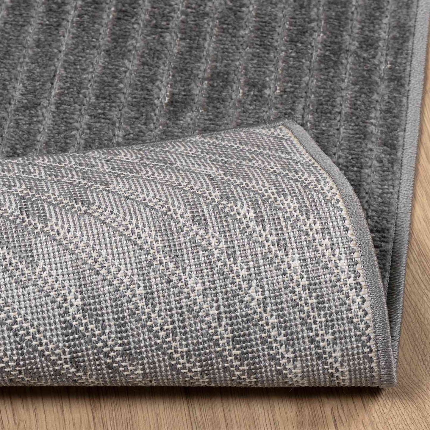 vidaXL Indoor and Outdoor Rug PALMERAS Anthracite 170 x 120 cm 4