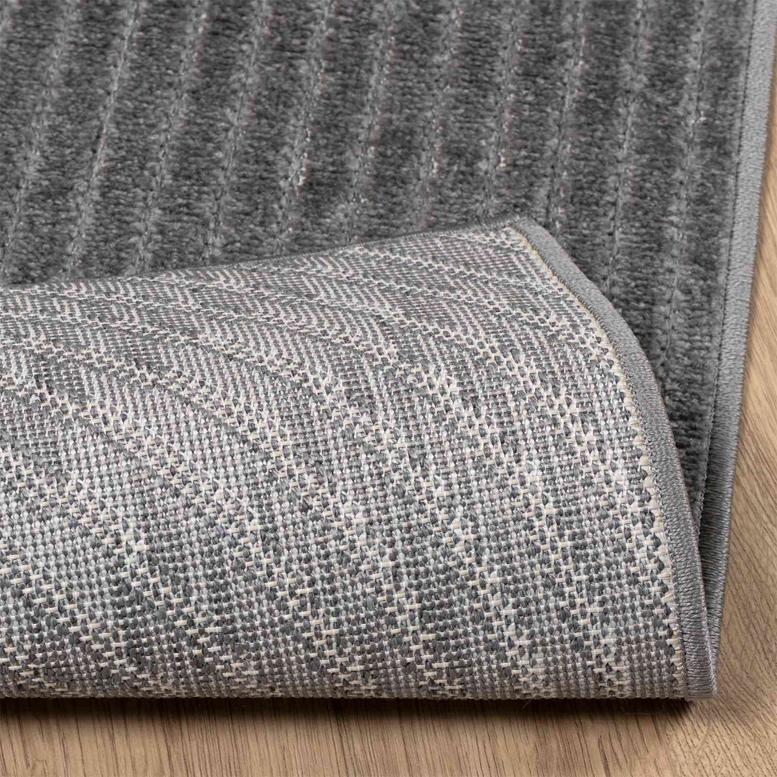 vidaXL Indoor and Outdoor Rug PALMERAS Anthracite 170 x 120 cm 4