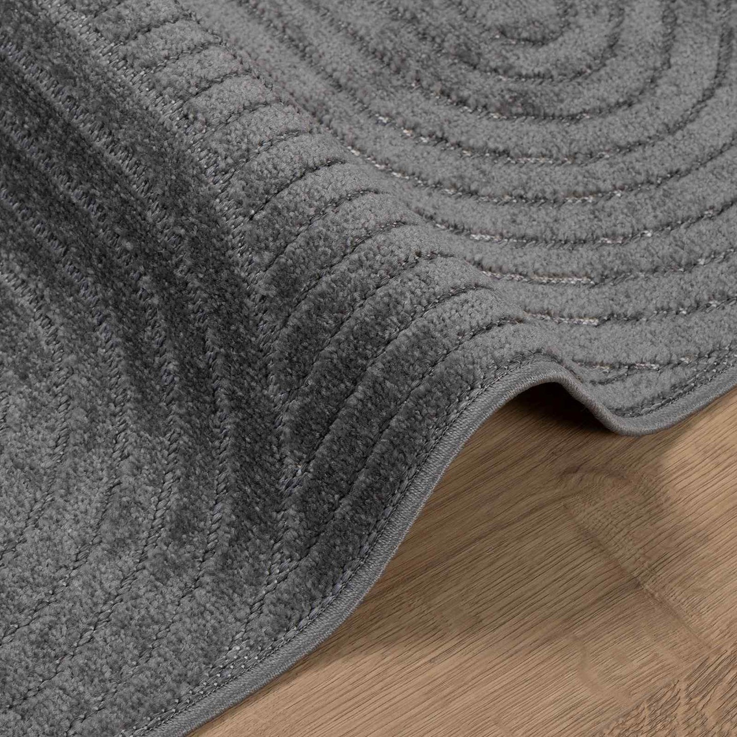 vidaXL Indoor and Outdoor Rug PALMERAS Anthracite 170 x 120 cm 6