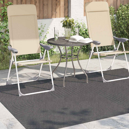 vidaXL Indoor and Outdoor Rug PALMERAS Anthracite 170 x 120 cm 3