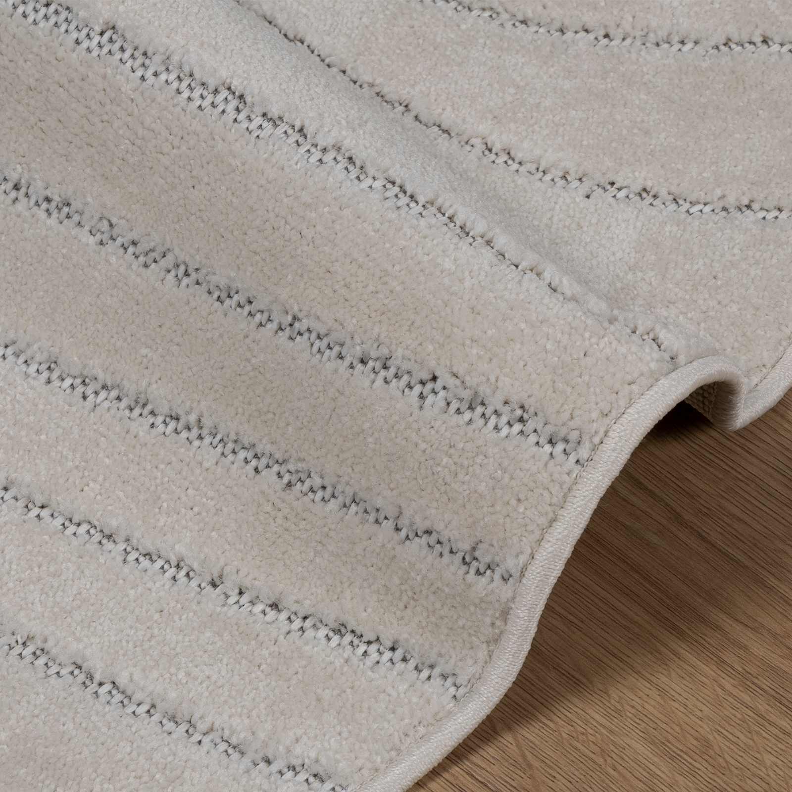 vidaXL Indoor and Outdoor Rug PALMERAS Cream Ø 160 CM Polyester 5