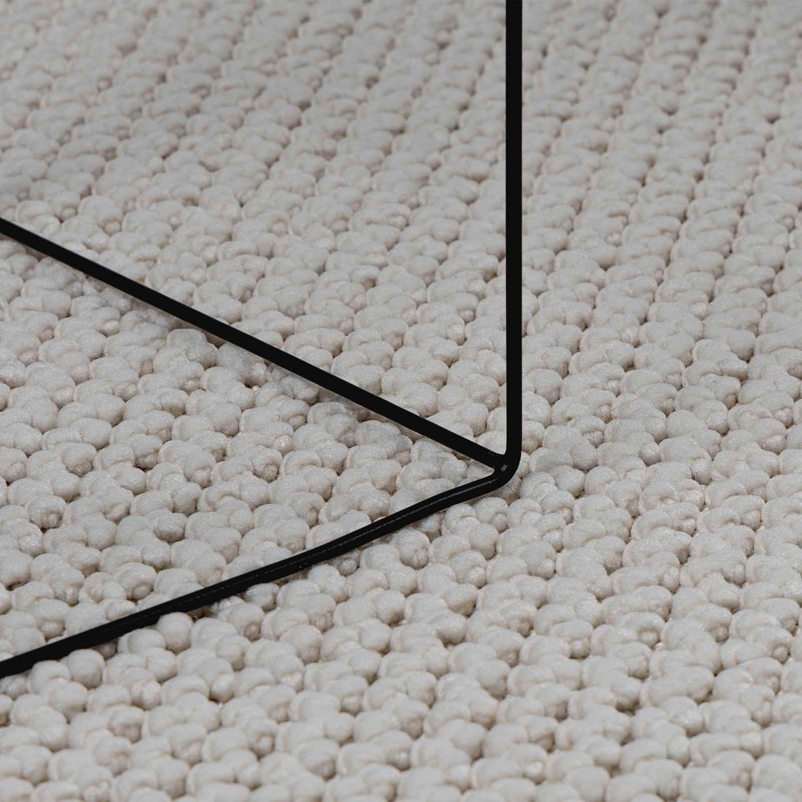 vidaXL Indoor Rug LUGO Cream 200 x 140 cm Polyester 6