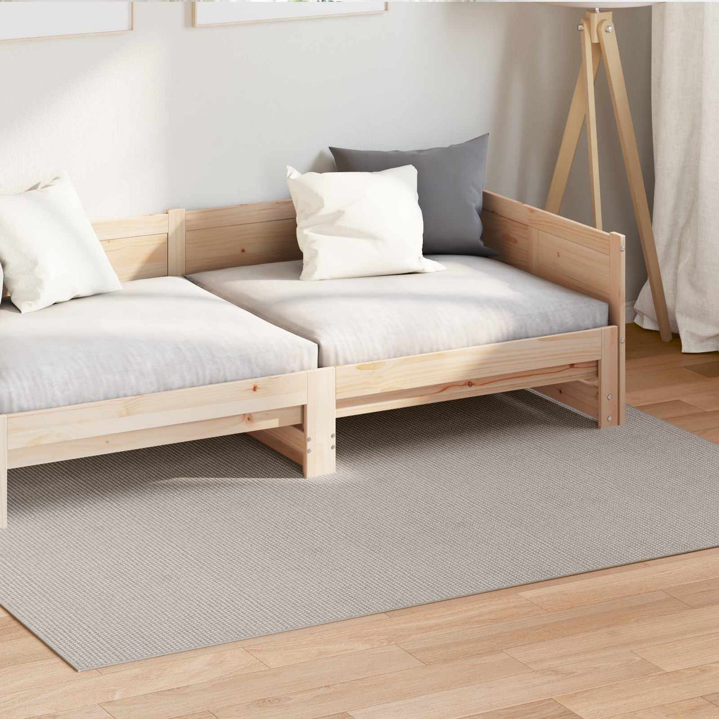 vidaXL Indoor Rug LUGO Cream 200 x 140 cm Polyester 3