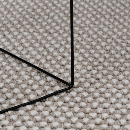 vidaXL Indoor Rug LUGO Taupe Ø 160 CM Polyester 6