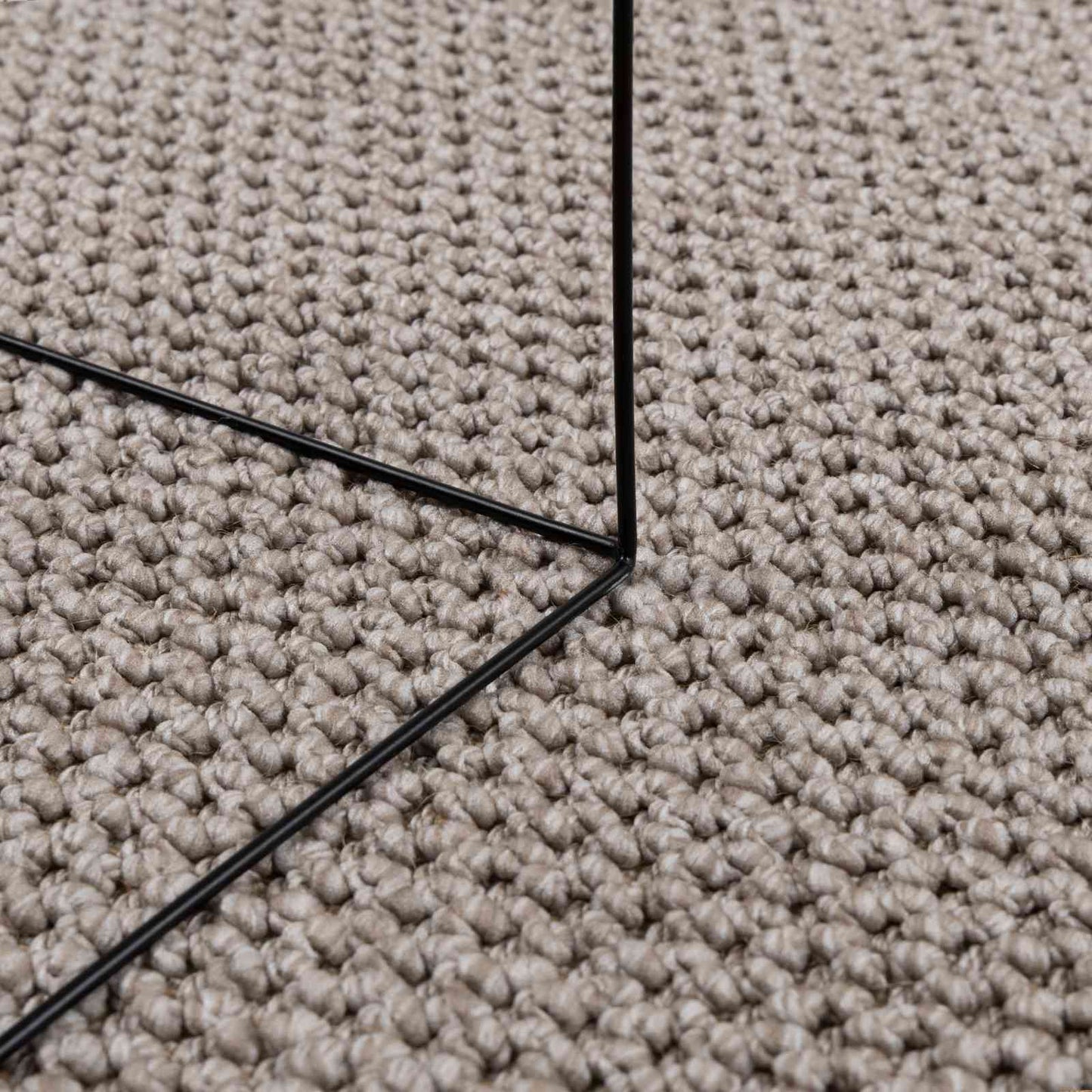 vidaXL Indoor Rug LUGO Taupe 120 x 170 cm Polyester 5