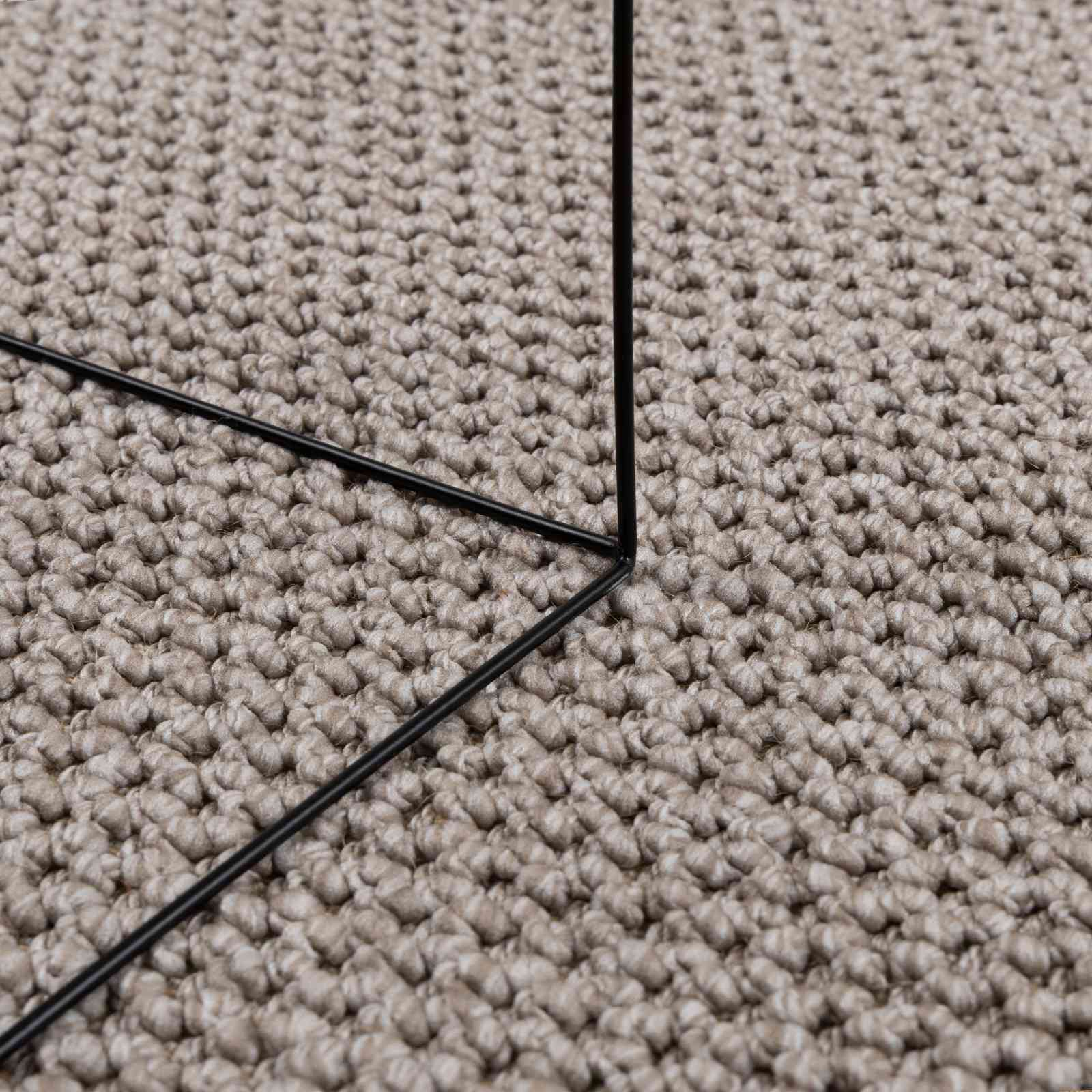 vidaXL Indoor Rug LUGO Taupe 120 x 170 cm Polyester 5