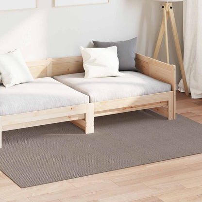 vidaXL Indoor Rug LUGO Taupe 120 x 170 cm Polyester 1