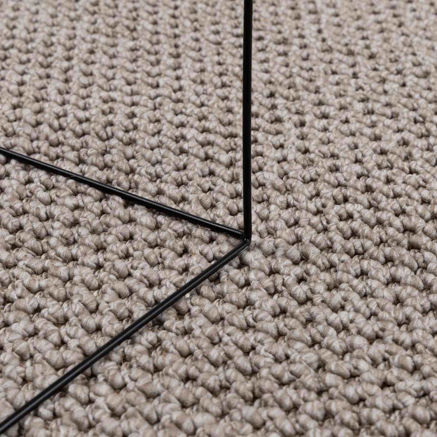 vidaXL Indoor Rug LUGO Cream and Taupe Ø 160 CM Polyester 5