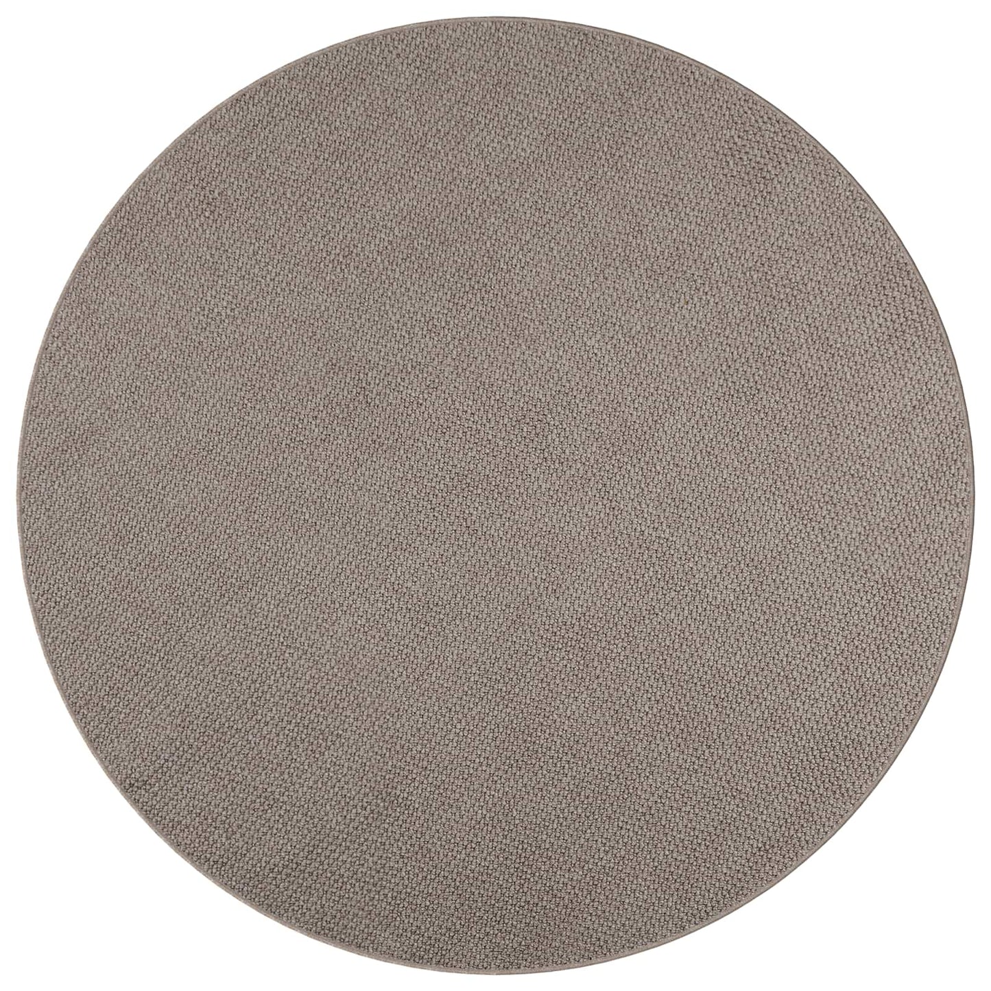 vidaXL Indoor Rug LUGO Cream and Taupe Ø 160 CM Polyester 2