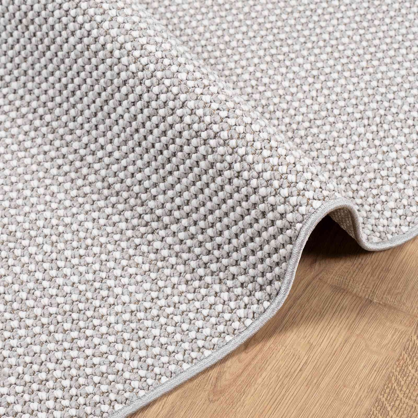 vidaXL Indoor Rug LUGO Cream and Grey 120 x 170 cm Polyester 4