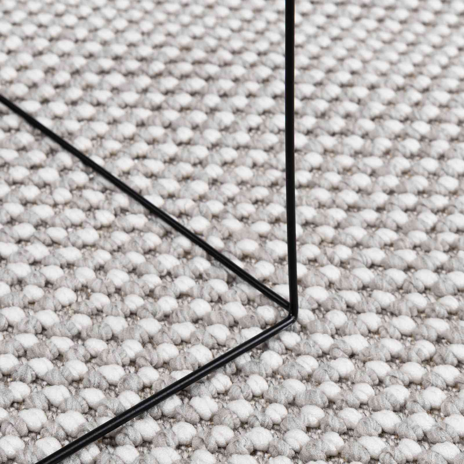 vidaXL Indoor Rug LUGO Cream and Grey 120 x 170 cm Polyester 6