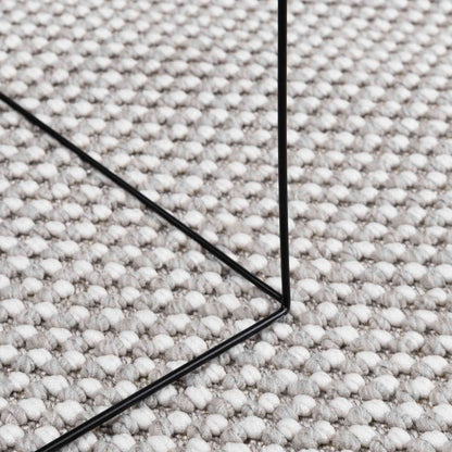 vidaXL Indoor Rug LUGO Cream and Grey 120 x 170 cm Polyester 6