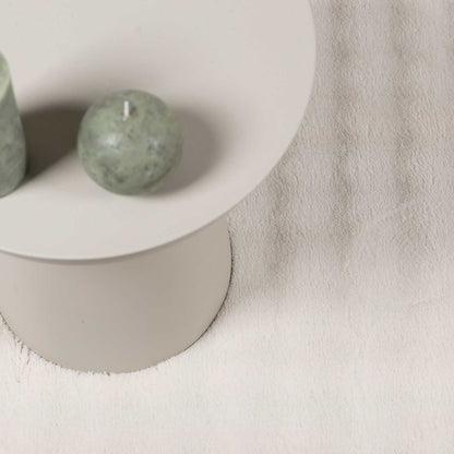 vidaXL Area Rugs Round SIROLO Cream Ø 160 CM Polyester 6
