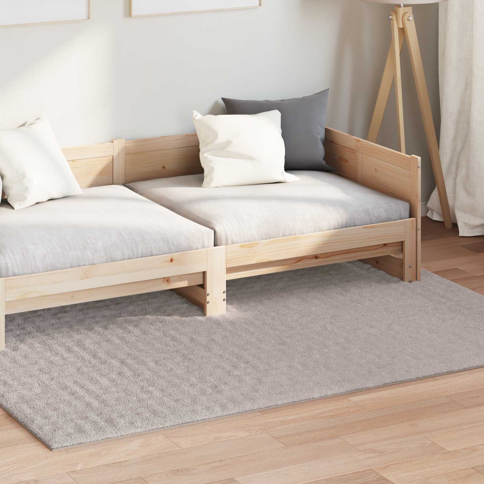 vidaXL Area Rugs Rectangular SIROLO Sand 200 x 140 cm Polyester 3
