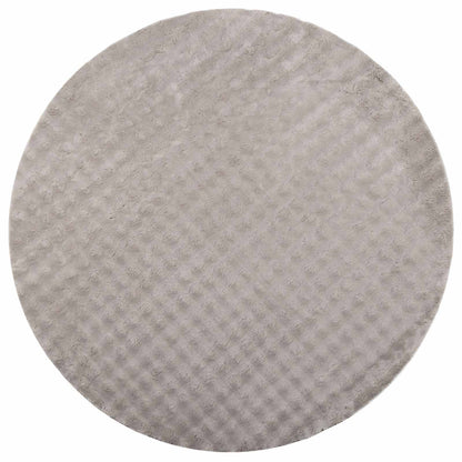 vidaXL Area Rugs Round SIROLO Sand Ø 160 CM Polyester 2
