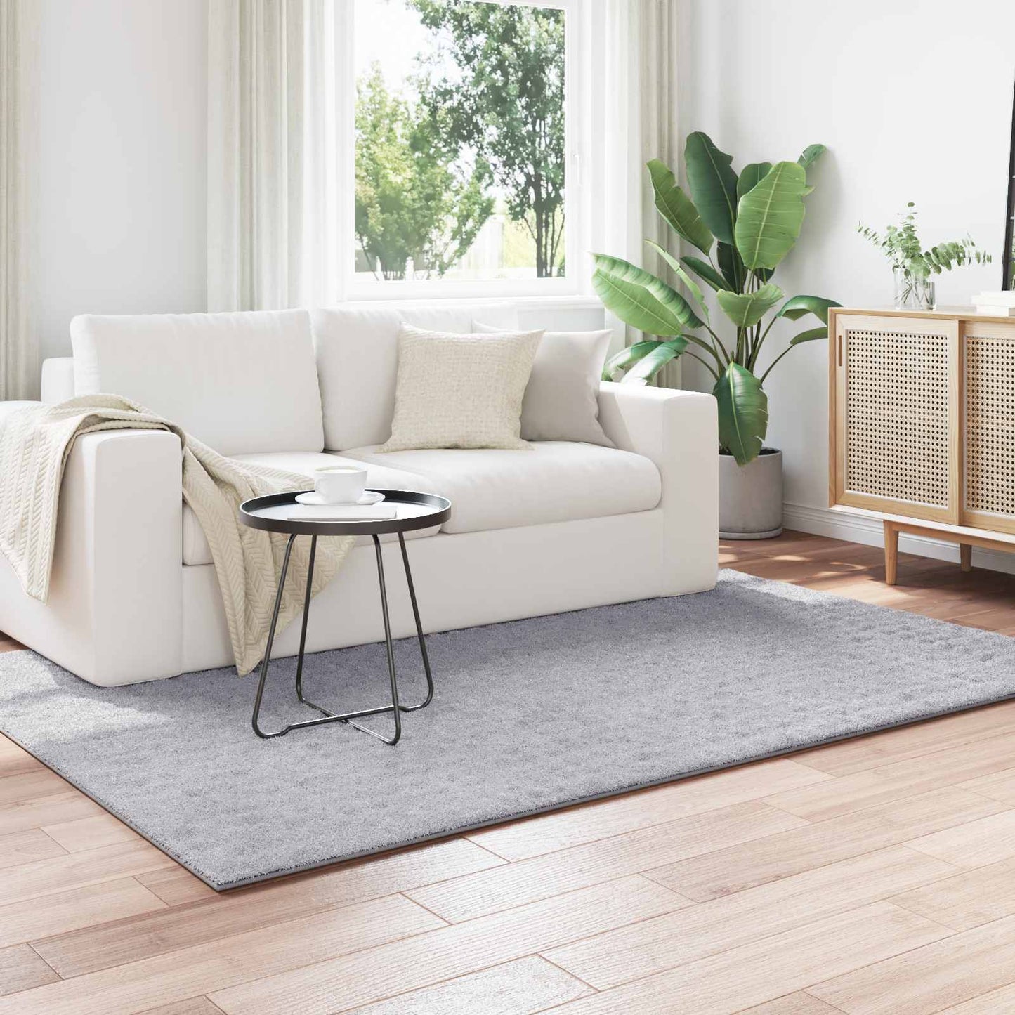 vidaXL Area Rugs Rectangular SIROLO Grey 200 x 140 cm Polyester 1