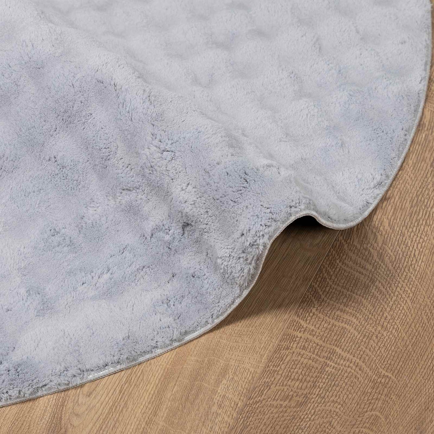 vidaXL Area Rugs Round SIROLO Grey Ø 160 CM Polyester 5