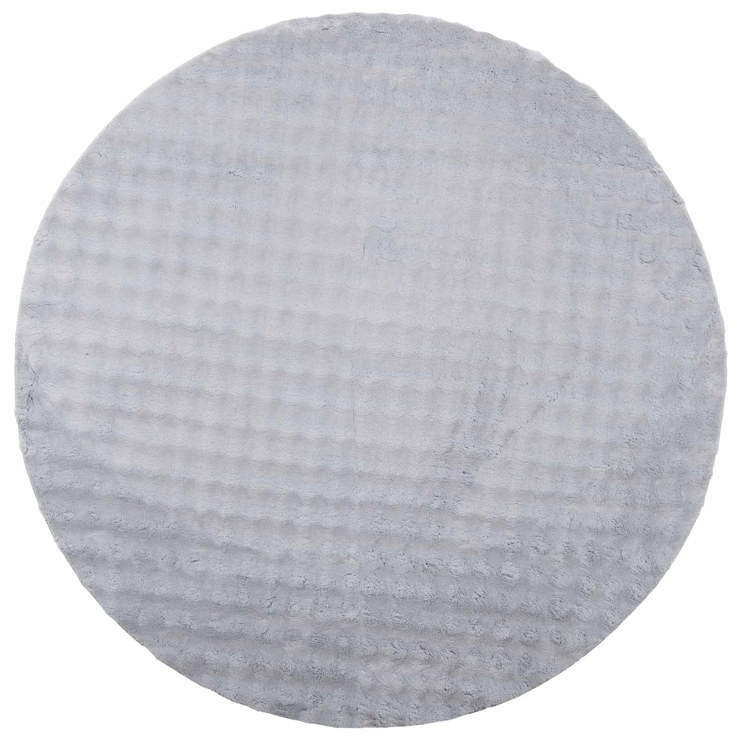 vidaXL Area Rugs Round SIROLO Grey Ø 160 CM Polyester 2