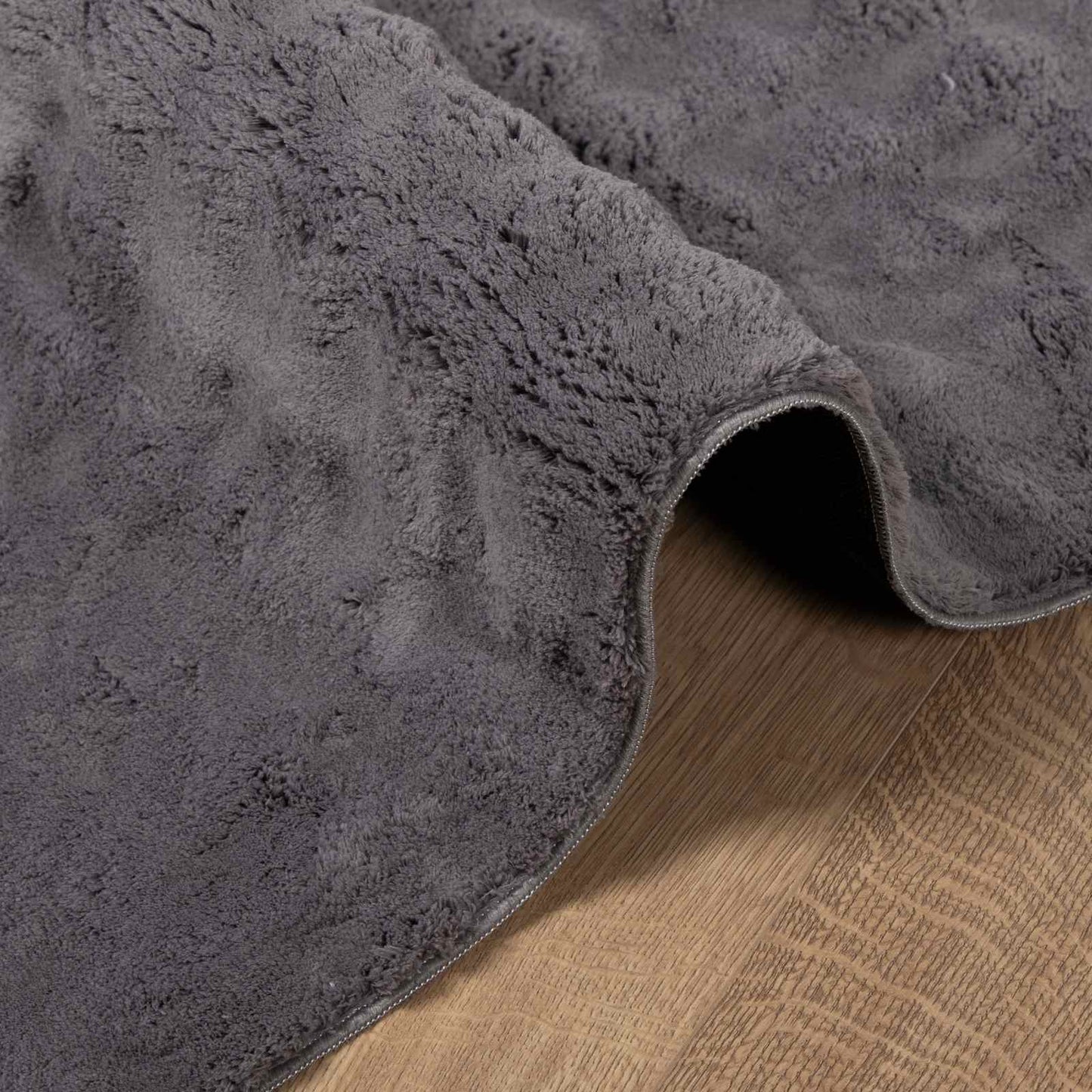 vidaXL Area Rugs Rectangular SIROLO Anthracite 200 x 140 cm Polyester 5