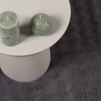 vidaXL Area Rugs Round SIROLO Anthracite Ø 160 CM Polyester 6