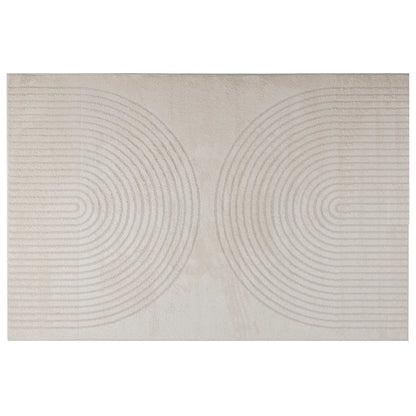vidaXL Indoor Rug GALATI Cream 170 x 120 cm Polyester 2