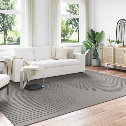 Indoor Rug GALATI Polyester Medium Pile Grey