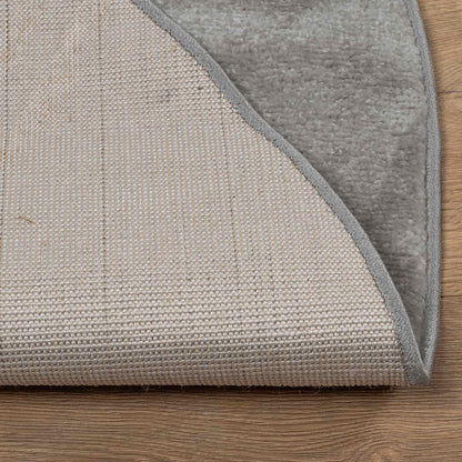 vidaXL Indoor Rug GALATI Grey Ø 160 CM Polyester 4