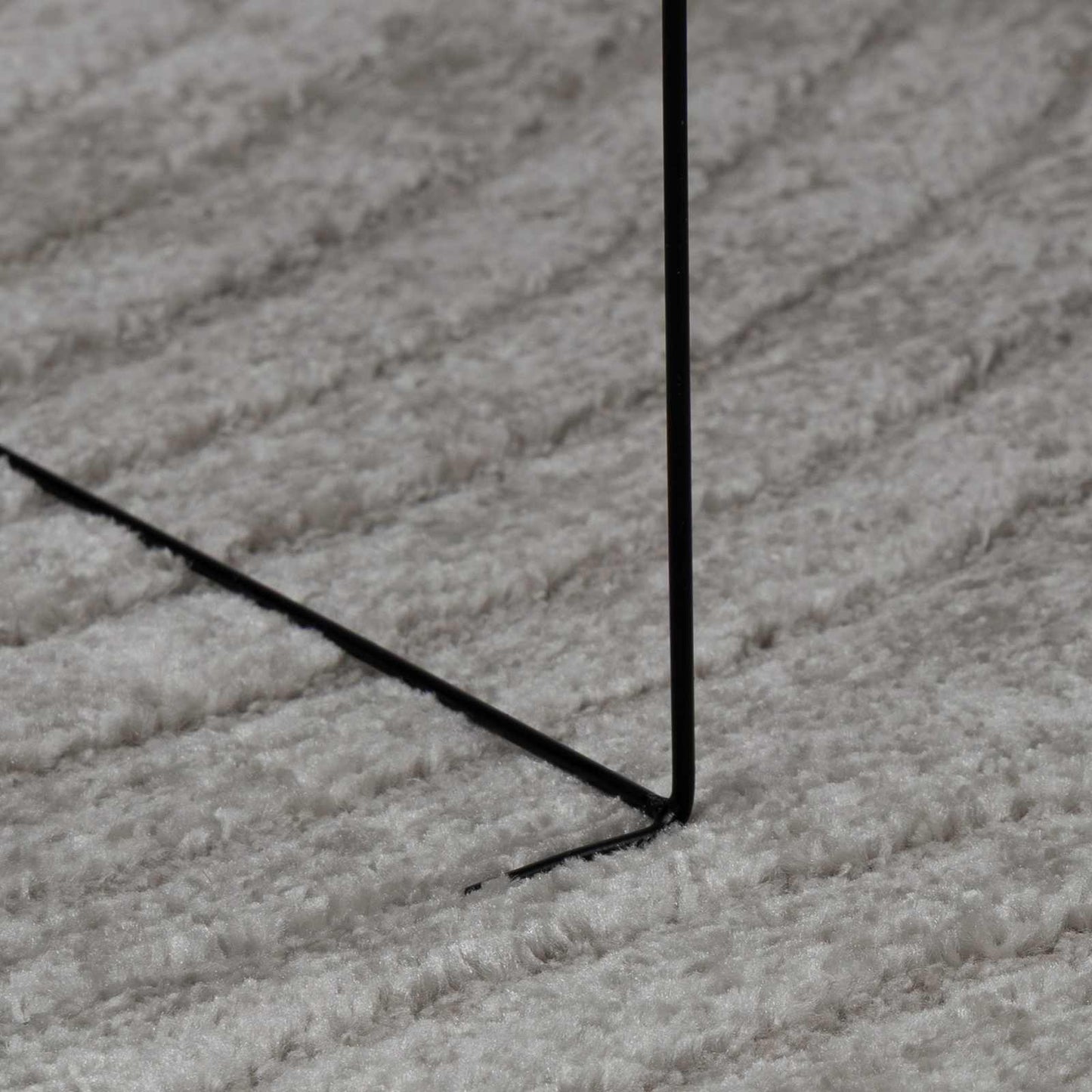 vidaXL Indoor Rug GALATI Grey Ø 160 CM Polyester 6