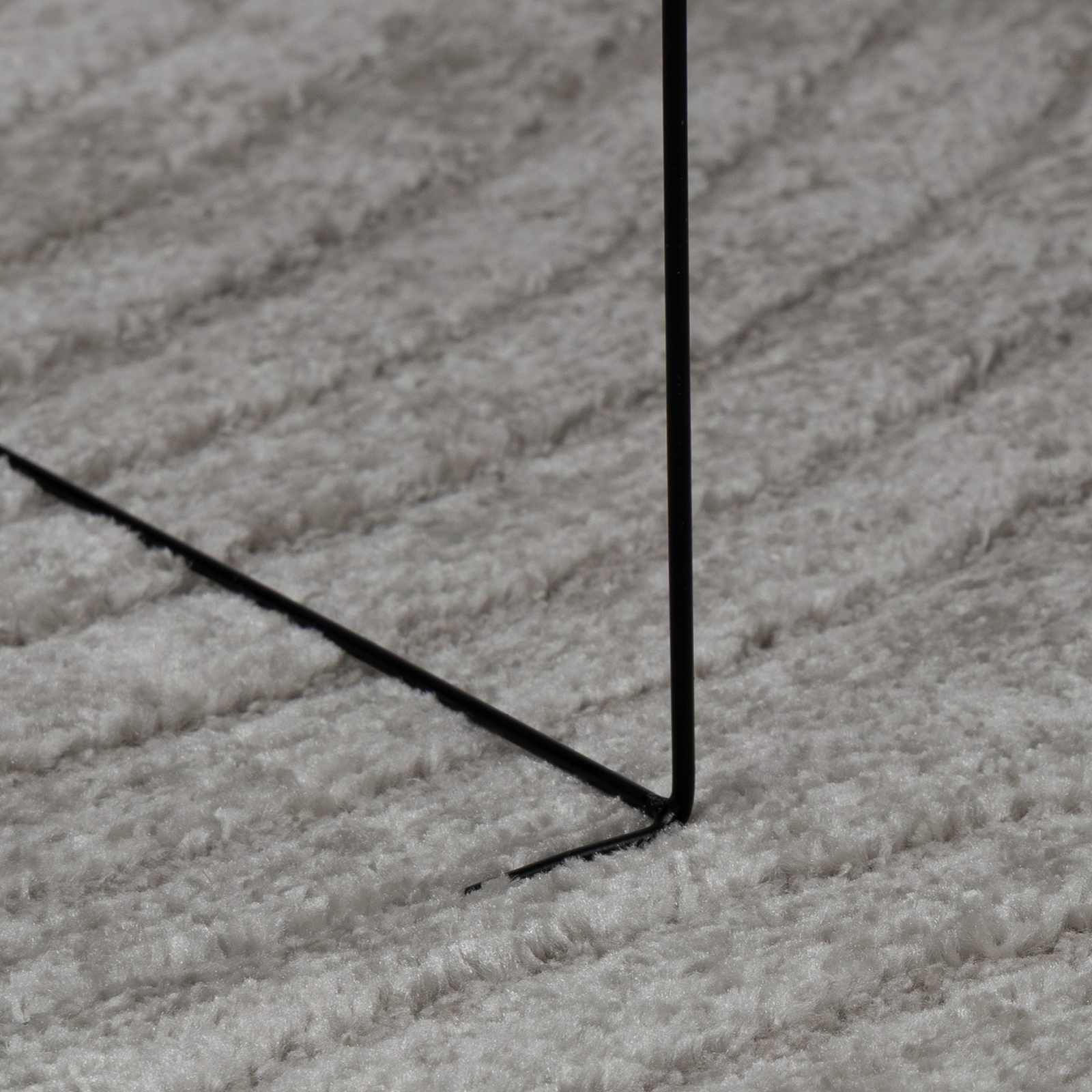 vidaXL Indoor Rug GALATI Grey Ø 160 CM Polyester 6