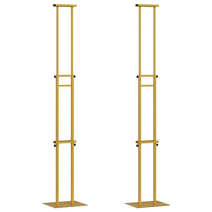 vidaXL Trade Show Displays 2 pcs Gold 30 x 23.5 x 210 cm Steel 2