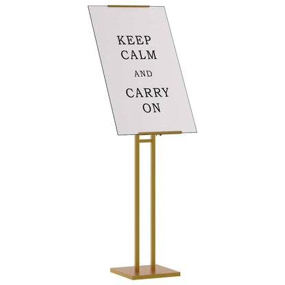 vidaXL Trade Show Displays 2 pcs Gold 26.5 x 26.5 x 150 cm Steel 3