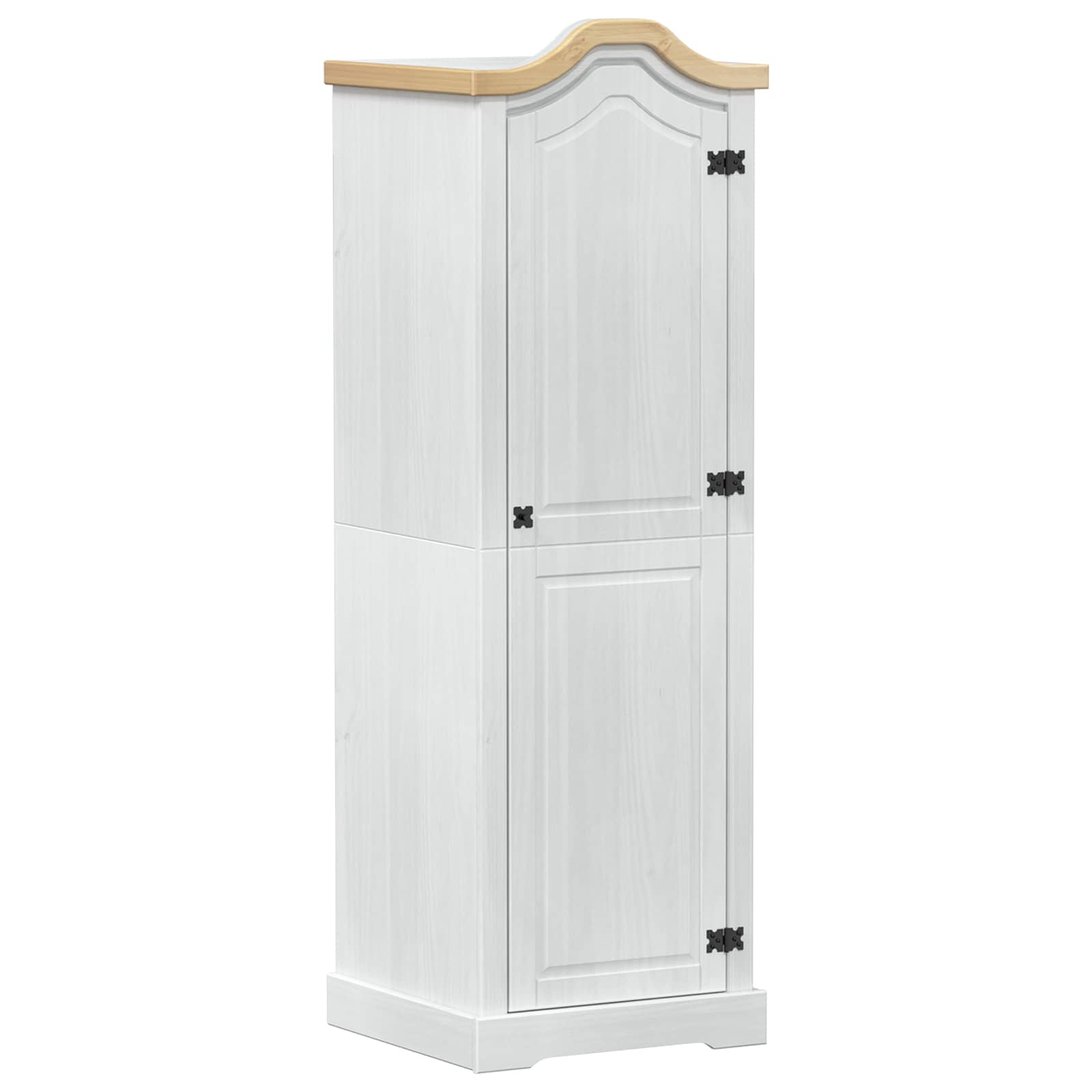 vidaXL Wardrobes White 55 x 52 x 170 cm Solid Pine Wood 2