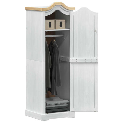 vidaXL Wardrobes White 55 x 52 x 170 cm Solid Pine Wood 3