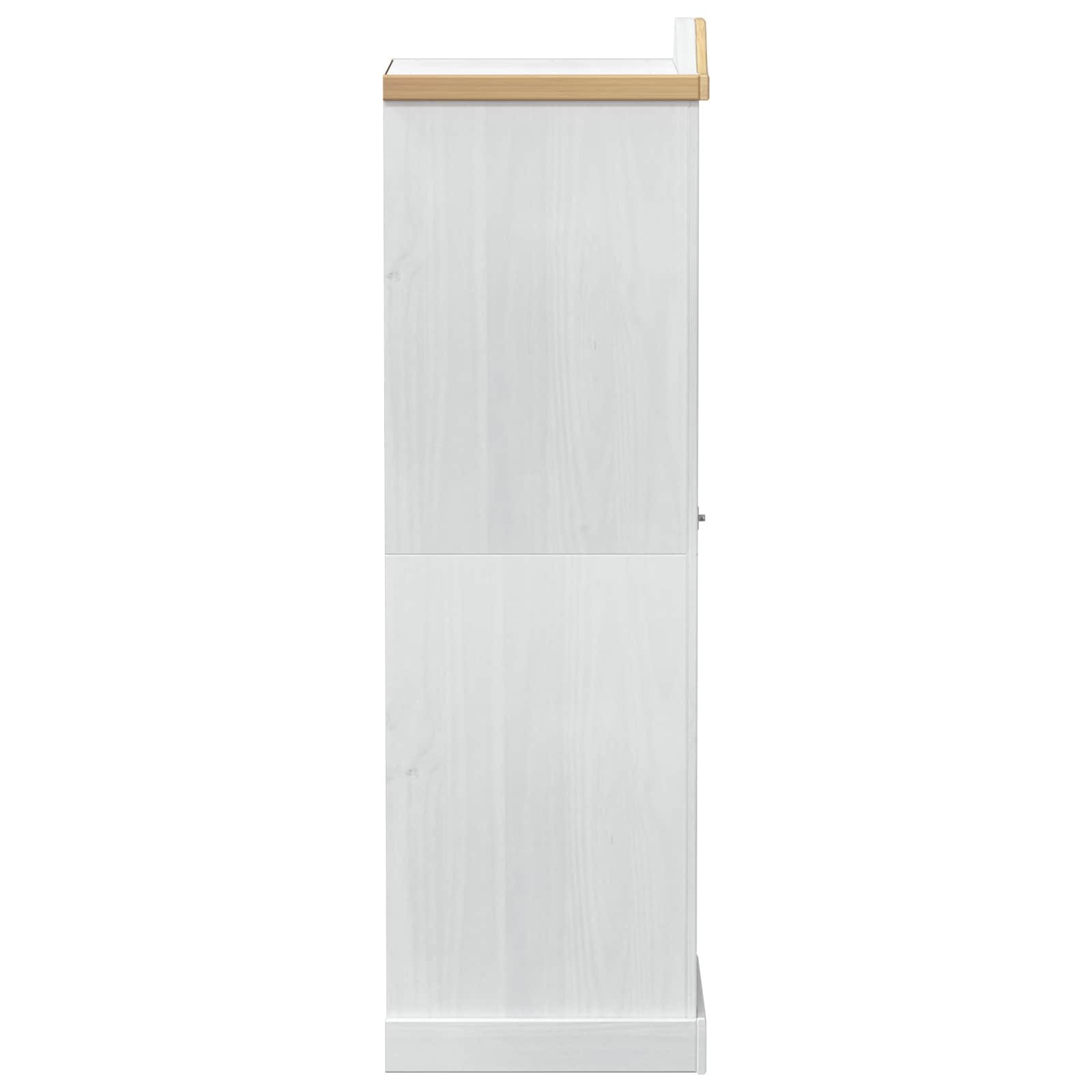 vidaXL Wardrobes White 55 x 52 x 170 cm Solid Pine Wood 5