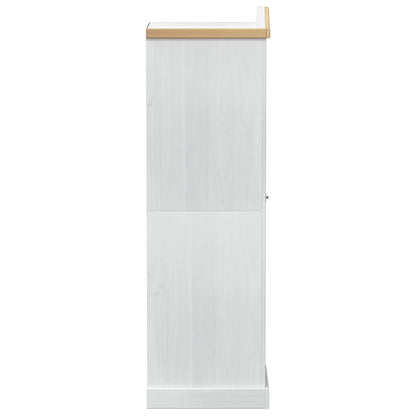 vidaXL Wardrobes White 55 x 52 x 170 cm Solid Pine Wood 5